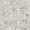 CERRAD gres softcement white decor patchwork rect 597x597x8 g1 m2